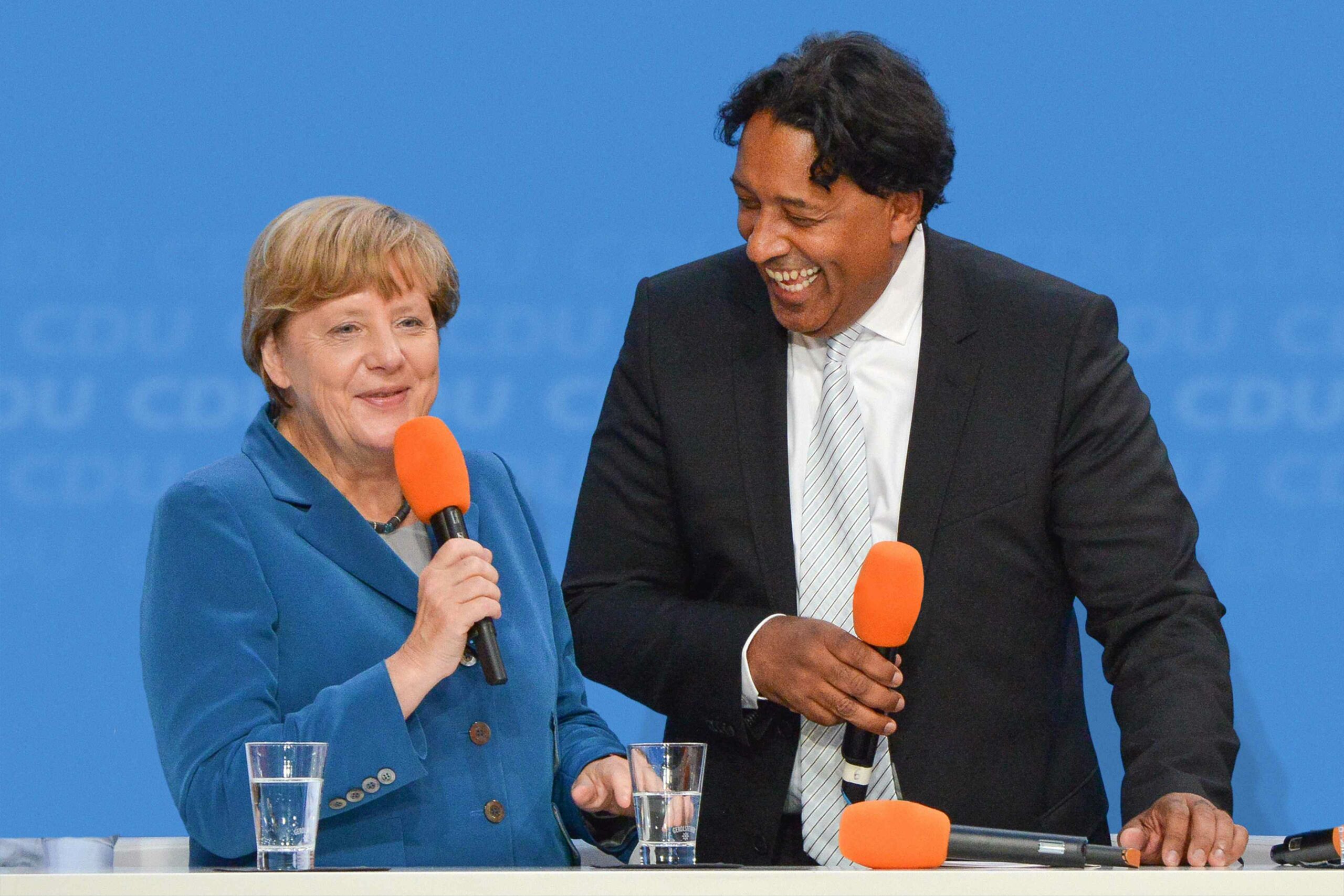 Angela Merkel & Cherno Jobatey