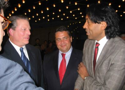 Al Gore, Sigmar Gabriel & Cherno Jobatey